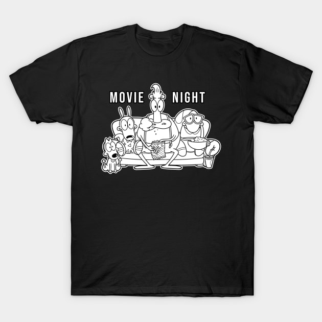 Movie Night T-Shirt by Gurinn